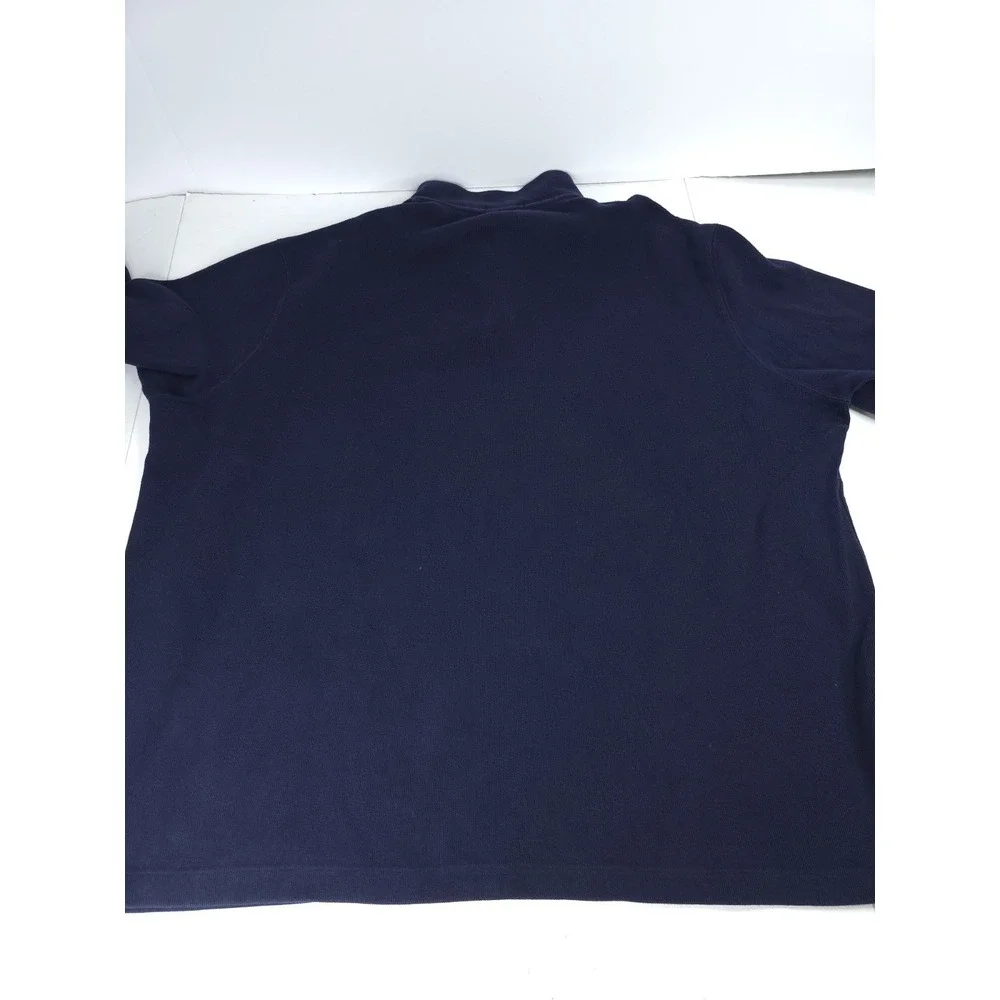 Polo Ralph Lauren Estate Rib Navy Blue Pullover Sweater‎ 1/4 Zip Mens Size 2XL